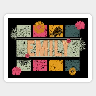 80s // Name // Emily // Retro Style Sticker